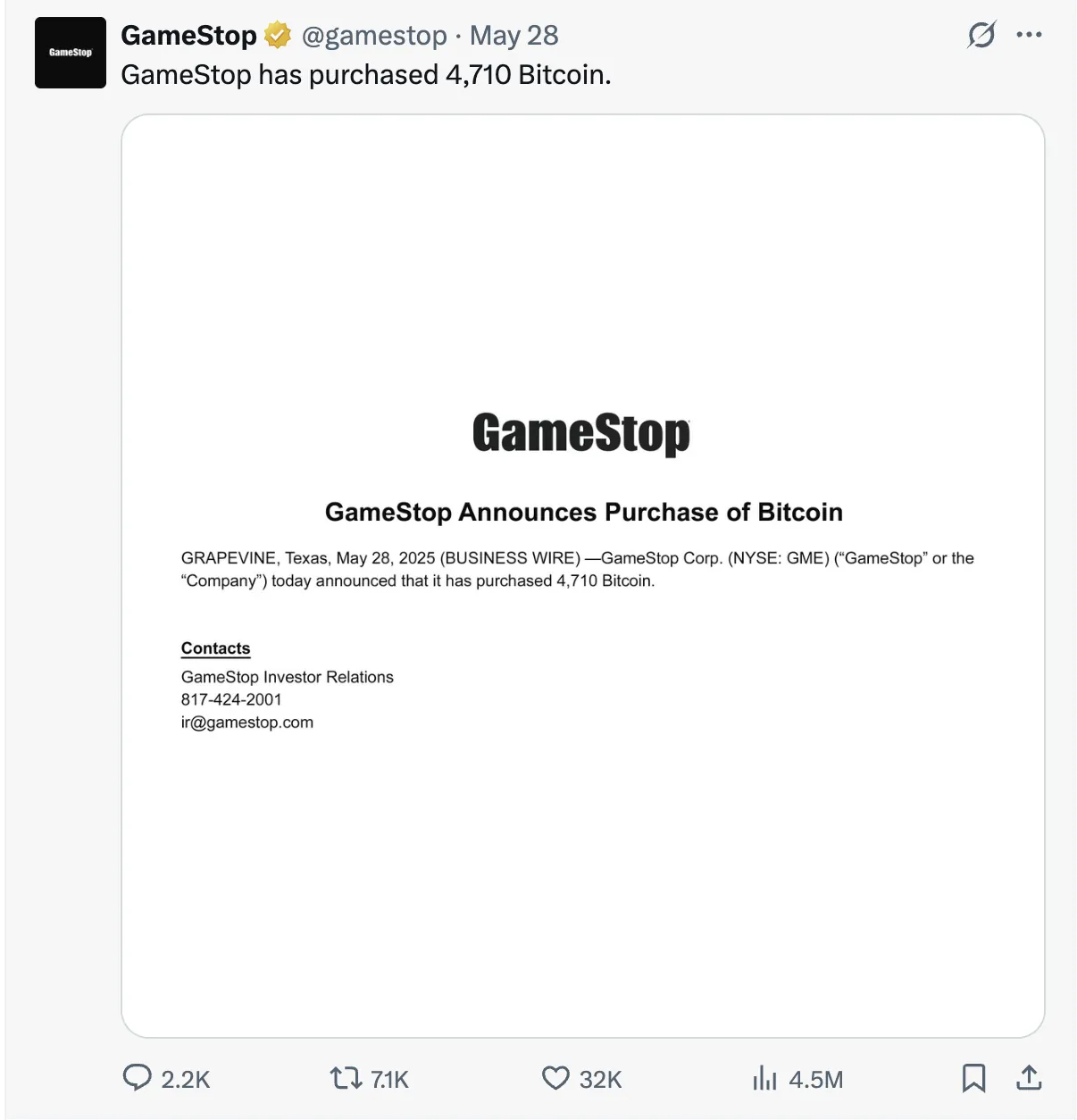 Wayex Weekly Wrap: Vegas Hosts Bitcoin 2025. Trump Backs Crypto. GameStop Goes Digital.