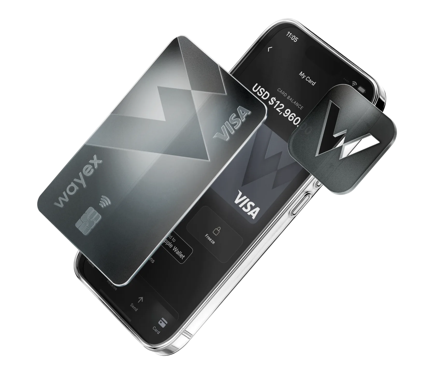 App interface and cards